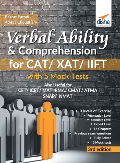 Cover for Bharat Patodi · Verbal Ability &amp; Comprehension for CAT/ XAT/ IIFT with 5 Mock Tests 3rd Edition (Paperback Book) (2018)