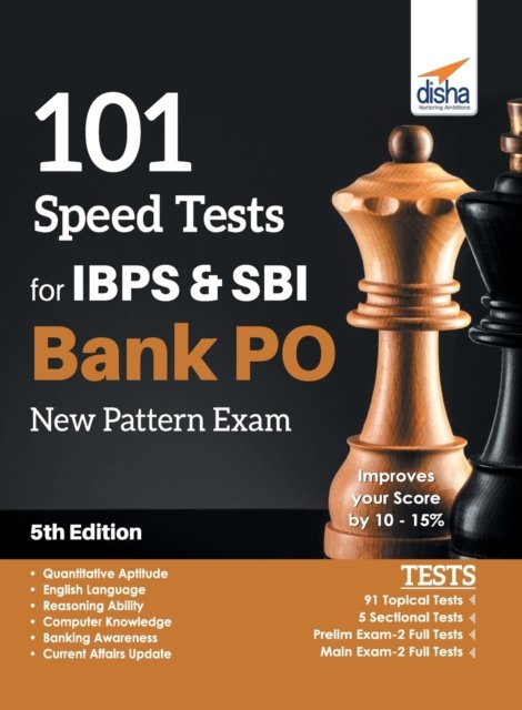 Cover for Disha Experts · 101 Speed Tests for Ibps &amp; Sbi Bank Po New Pattern Exam (Paperback Book) (2019)