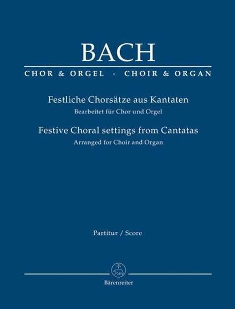 Cover for Bach · Festliche Chorsätze aus Kantaten, (Book)