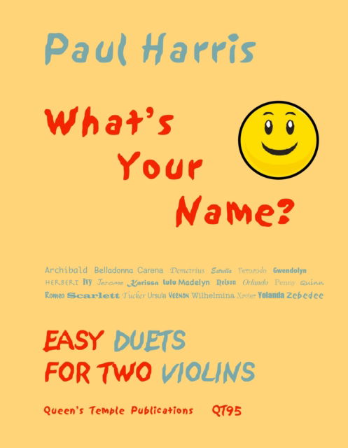 Cover for What's Your Name? (Violin Duet) (Sheet music) (2025)