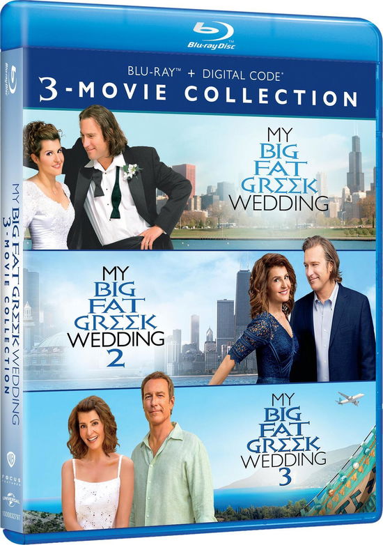 Cover for My Big Fat Greek Wedding 3-film Collection (Blu-ray) (2023)