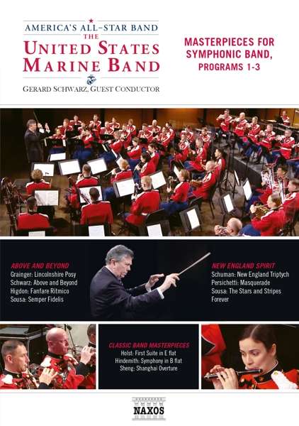 Symphonic Band Pieces - Us Marine Band / Schwarz - Películas - NAXOS - 0747313558957 - 9 de noviembre de 2018