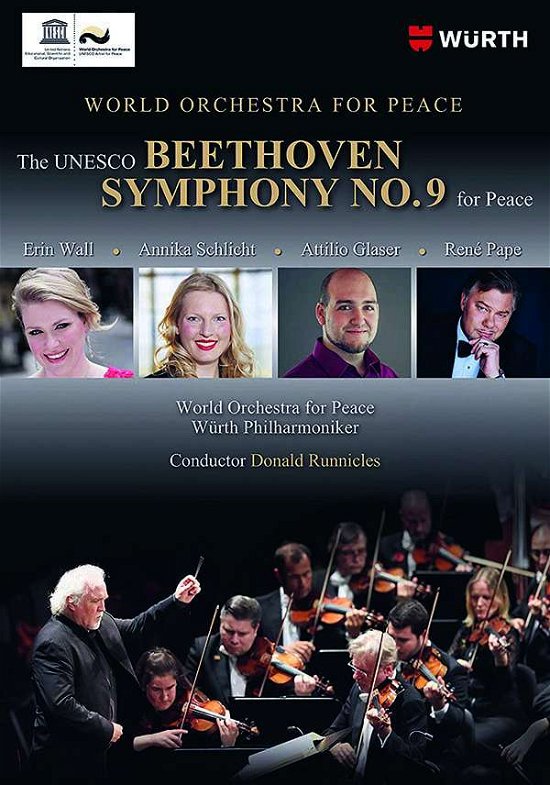 Cover for Symphony 9 · The Unesco Beethoven Symphony No. 9 (DVD) (2019)