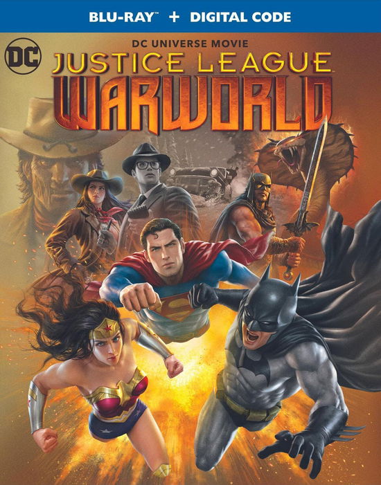 Cover for Justice League: War World (Blu-ray) (2023)