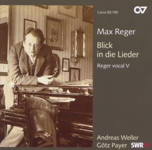 Cover for Weller / Payer · Reger / Lieder With Piano (CD) (2007)