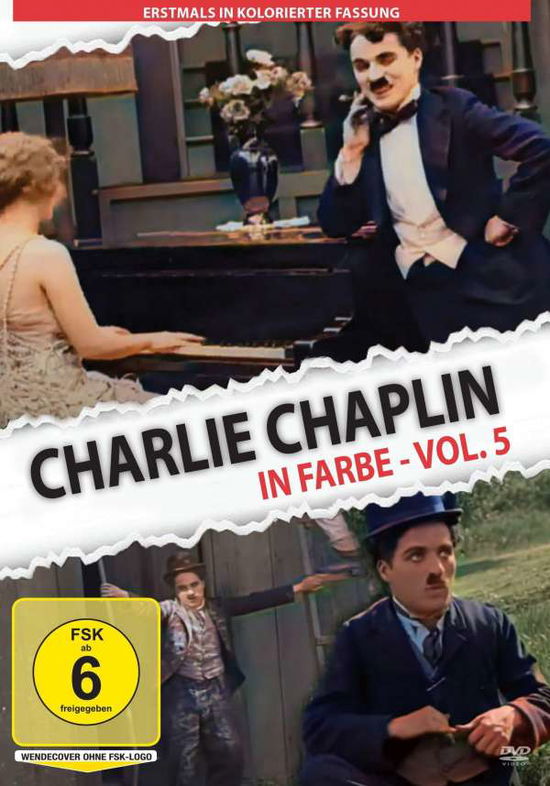 Charlie Chaplin in Farbe Vol. 5 - Charlie Chaplin - Movies - Aberle-Media - 4250282101957 - February 10, 2023