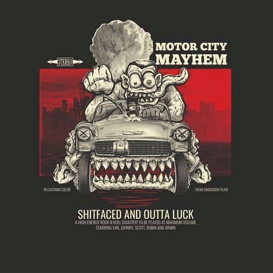 Cover for Motor City Mayhem · Shitfaced And Outta Luck (CD) [Digipak] (2018)
