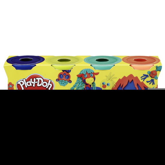 Play-Doh Kleuren Potjes Wilde Kleuren 4st. - Play-Doh - Merchandise - Hasbro - 5010993558957 - 