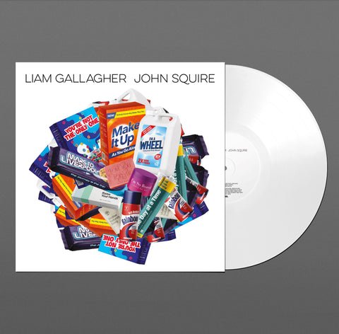 Cover for Liam Gallagher &amp; John Squire (LP) [Limited White Vinyl edition] (2024)