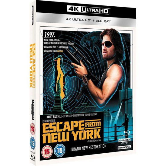 Escape From New York - Escape from New York (4k Blu-r - Elokuva - Studio Canal (Optimum) - 5055201841957 - maanantai 18. maaliskuuta 2019