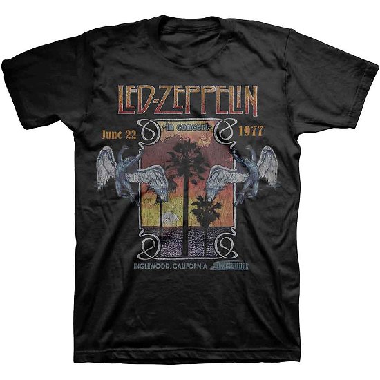 Led Zeppelin Unisex T-Shirt: Inglewood - Led Zeppelin - Fanituote -  - 5056187735957 - 