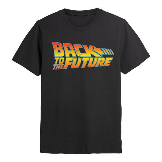 Cover for Back to the Future · Back to the Future Logo (T-shirt) [size S] [Black edition] (2020)