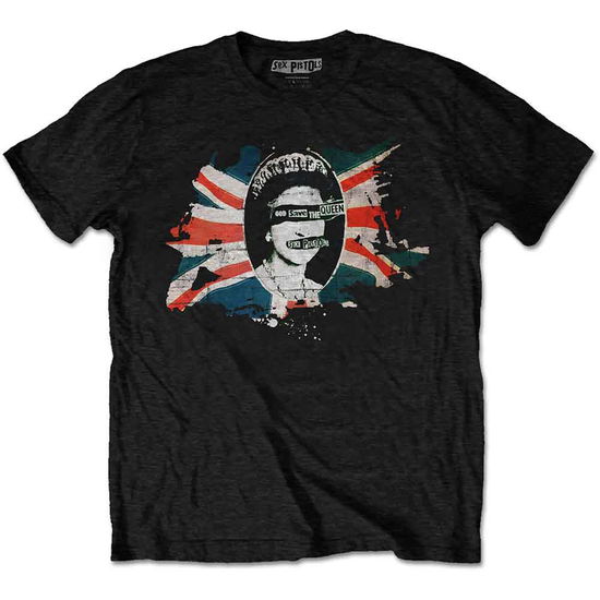 Cover for Sex Pistols - The · The Sex Pistols Unisex T-Shirt: God Save The Queen (T-shirt) [size M] [Black - Unisex edition]