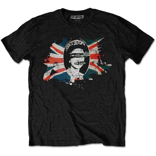 The Sex Pistols Unisex T-Shirt: God Save The Queen - Sex Pistols - The - Koopwaar -  - 5056368637957 - 