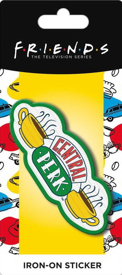 Central Perk Logo Embroidery (Iron On) Sticker - Friends - Merchandise -  - 5056480340957 - 