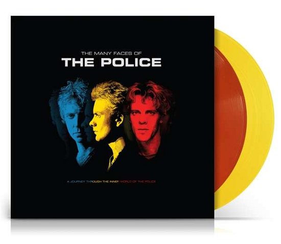Cover for Police, The (V/A) · Many Faces Of The Police (Ltd. Yellow &amp; Red Vinyl) (LP) [Limited edition] (2022)