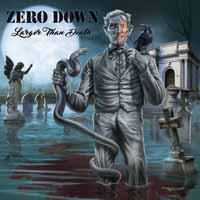 Cover for Zero Down · Larger Than Death (LP) (2018)