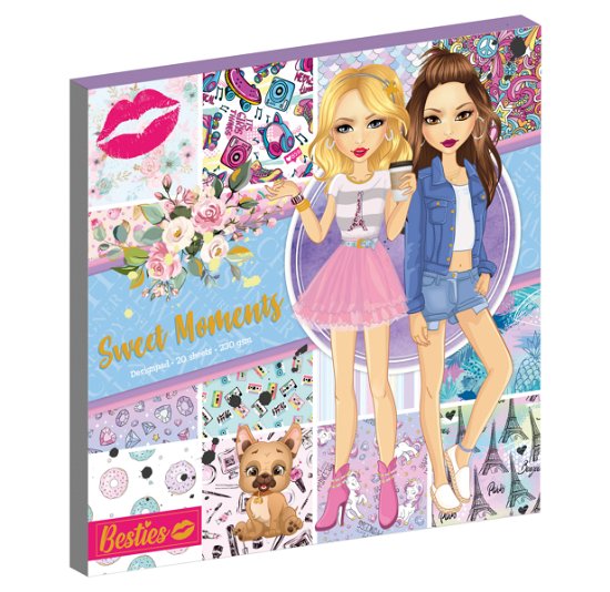 Cover for Divers · KREA: Besties - Design Pad 25 x 25 cm - Sweet moments (Bog) [1. udgave] (2023)