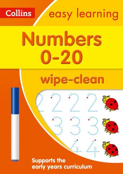 Cover for Collins Easy Learning · Numbers 0-20 Age 3-5 Wipe Clean Activity Book: Ideal for Home Learning - Collins Easy Learning Preschool (Paperback Book) [Edition edition] (2017)