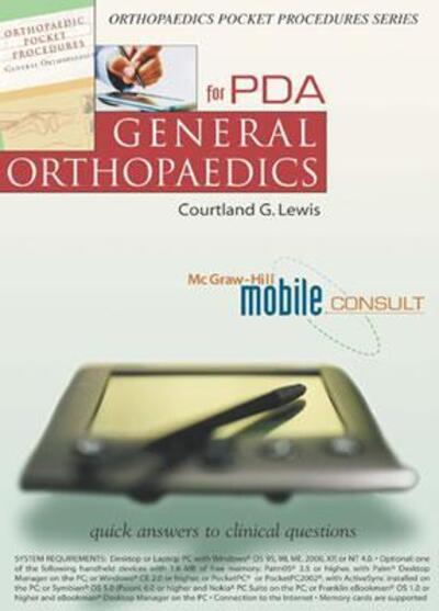 Cover for Courtland Lewis · General Orthopaedics for PDA (Book) (2004)