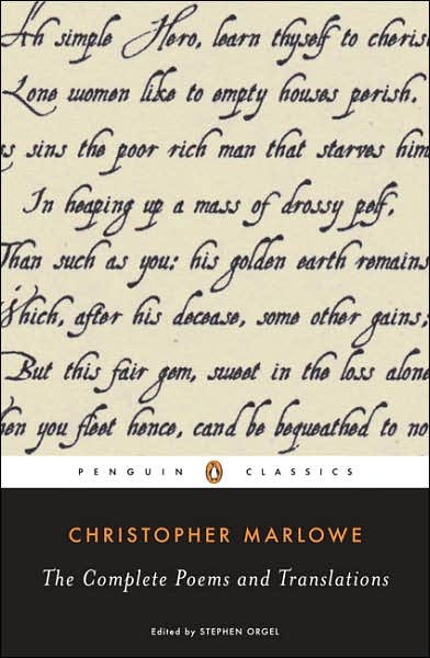 Cover for Christopher Marlowe · Complete Poems and Translations (Paperback Book) (2007)