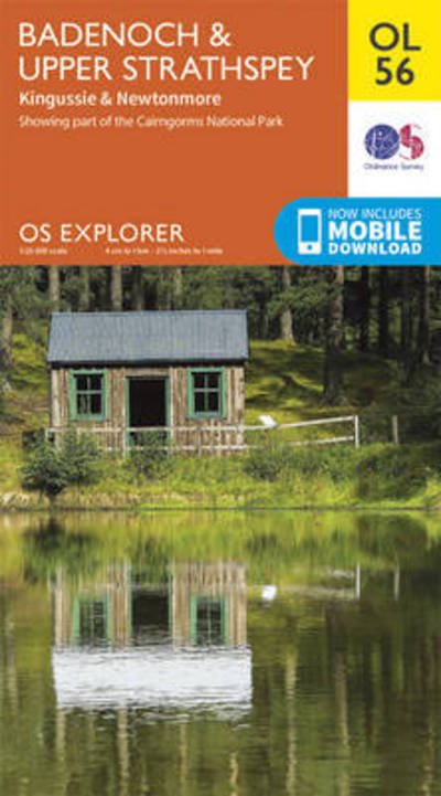 Cover for Ordnance Survey · Badenoch &amp; Upper Strathspey, Kingussie &amp; Newtonmore - OS Explorer Map (Landkarten) [May 2015 edition] (2015)