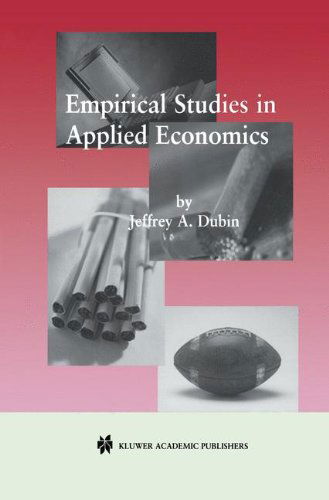 Cover for Jeffrey A. Dubin · Empirical Studies in Applied Economics (Hardcover Book) [2001 edition] (2001)