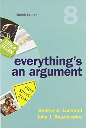 Cover for Andrea A. Lunsford · Everything's an Argument 8e &amp; Documenting Sources in APA Style : 2020 Update (Paperback Book) (2019)