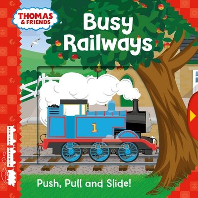 Cover for Farshore · Thomas &amp; Friends: Busy Railways (Push Pull and Slide!) (Hardcover bog) (2017)