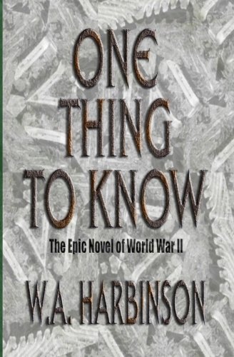 Cover for W a Harbinson · One Thing to Know (Paperback Bog) (2012)