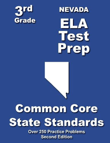 Cover for Teachers' Treasures · Nevada 3rd Grade Ela Test Prep: Common Core Learning Standards (Paperback Book) (2013)