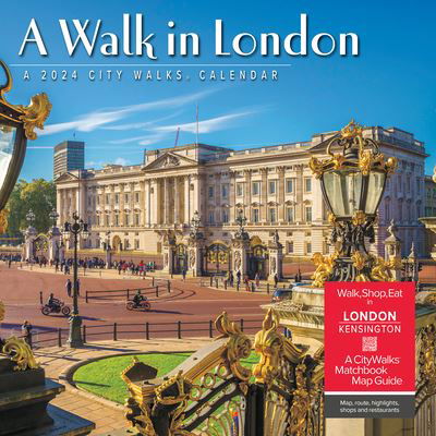 A Walk in London 2024 12 X 12 Wall Calendar - Willow Creek Press - Gadżety - Willow Creek Press - 9781549231957 - 1 sierpnia 2023