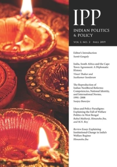 Cover for Sumit Ganguly · Indian Politics and Policy (Pocketbok) (2019)