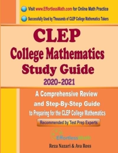 Cover for Ava Ross · CLEP College Mathematics Study Guide 2020 - 2021 (Paperback Bog) (2020)