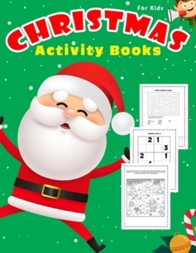 Cover for Fun Mike Press · Christmas Activity Book For Kids (Pocketbok) (2019)