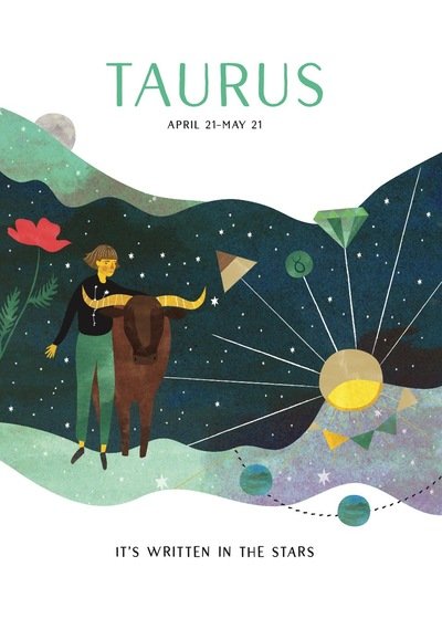 Cover for Astrology: Taurus - It’s Written in the Stars (Hardcover Book) (2019)