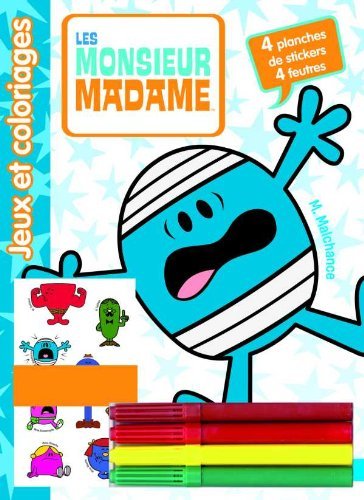 Cover for Collective · Monsieur Madame: Jeux et Coloriages Pour Les Vacances (Paperback Book) [French edition] (2010)