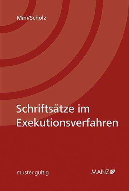 Cover for Mini · Schriftsätze im Exekutionsverfahre (Book)