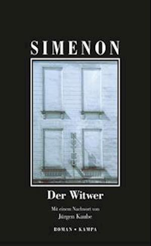 Cover for Georges Simenon · Der Witwer (Hardcover Book) (2021)