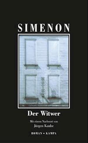 Cover for Georges Simenon · Der Witwer (Innbunden bok) (2021)