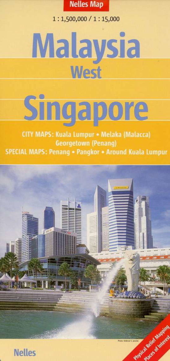 Cover for Nelles Verlag · Malaysia West, Singapore, Nelles Map (Map) (2014)