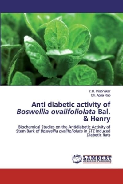 Cover for Prabhakar · Anti diabetic activity of Bos (Buch) (2020)