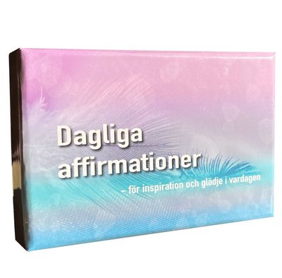 Cover for Dagliga affirmationer : för inspiration och glädje i vardagen (Oracle cards) (2020)