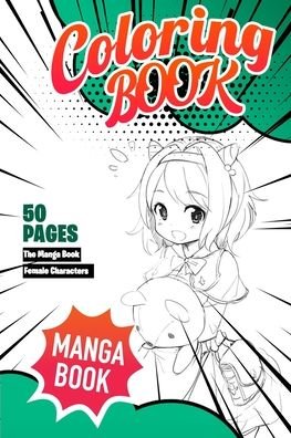 Cover for Ag Art · The Manga Coloring Book (Pocketbok) (2020)
