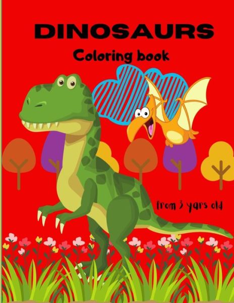 Cover for Mina Mina · Dinosaurs Coloring Book (Paperback Book) (2020)