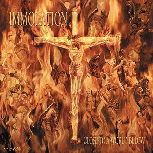 Cover for Immolation · Close to a World Below (Limited Red Transparent Vinyl) (LP) [Reissue edition] (2017)