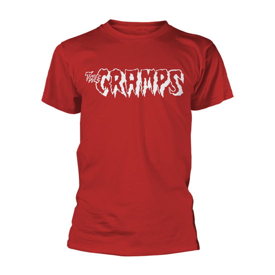 The Cramps · Logo - White (Red) (T-shirt) [size S] [Red edition] (2018)