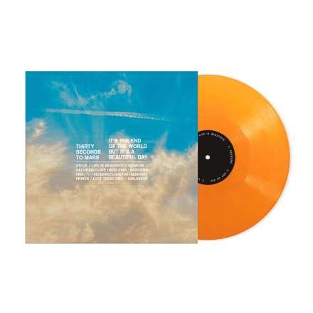 Cover for Thirty Seconds to Mars · It's the End of the World but It's a Beautiful Day (LP) [Standard Orange Vinyl edition] (2023)