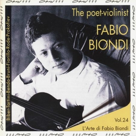 Cover for Fabio Biondi  · The Poet Violinist (CD)