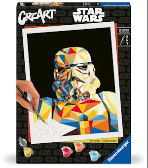 Star Wars CreArt Malen nach Zahlen Malset Stormtro -  - Merchandise - Ravensburger - 4005556238958 - August 21, 2024